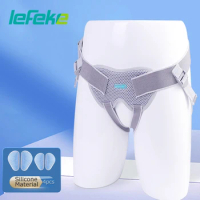 Lefeke Hernia Belts Lightweight Adjustable Single or Double Hernias Belt Secret Invisible Inguinal Hernia Girdle Man
