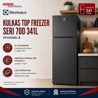 Electrolux Kulkas 2 Pintu ETM3400L-B / ETM 3400 / 341 L kulkas 2 pintu