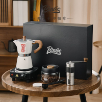 摩卡壺 咖啡壺 Bincoo摩卡壺 套裝禮盒手沖咖啡壺 套裝意式煮咖啡器具家用便攜送禮
