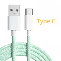 120W USB Type C Cable 10A Wire Fast Charging Macaron Color Single Head 1m/1.5m/2m Charger Data Cord For Samsung Xiaomi Huawei