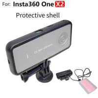 For Insta360 ONE X2 Protective Frame Case 1/4 Screw Hole Camera Tripod Adapter Mount for Insta360 ONE X2 Action Camera Accessory