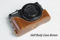 R PU Leather Camera bag hard case cover for Canon Powershot G7 X G7X Mark II III ( G7XII G7XIII ) ma