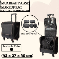 T4228-Koper Tas makeUp /Beautycase /Box MakeUp /Box Kosmetik /kosmetik Box /Koper Kosmetik Hitam Bla