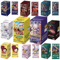 กล่องบูสเตอร์การ์ดอนิเมะแท้จาก Bandai One Piece OP14 OP13 EB03 PRB02 Awakening of the New Era ชุดคอล