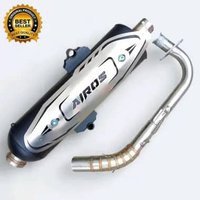 Knalpot Standar Racing AIROS suara ngebas adem motor Nmax Aerox Lexi Mio Beat Vario Scoopy Pcx Beat 