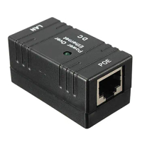 10M/100Mbp Passive POE Power Over Ethernet RJ-45 Injector Splitter Wall Mount Adapter For CCTV IP Camera Networking Rj45 Plug