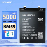 NOHON Battery for Xiaomi Mi 11T 10T Pro 12 11 Lite 10 Ultra 9 9SE CC9 Mix4 BM59 BM3L BM4X BP46 BM55 BM58 BM53 BM4R Bateria
