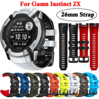 Replacement strap For Garmin Instinct 2X Solar 26mm Silicone Watch Band For Garmin Instinct 2X Watchband Accessories