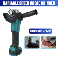 Hand Tool for 18V Battery Power Tool 100mm Brushless Cordless Angle Grinder 125mm DIY Cutting Grinder Machine
