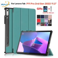 Case For Lenovo Tab P11 Pro Gen2 11.2" TB132FU TB138FC Magnetic Leather Stand Cover For Lenovo Xiaoxin Pad Pro 11.2 2022 Case