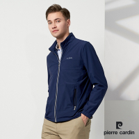 Pierre Cardin皮爾卡登 男款 都會休閒立領薄夾克-深藍色 (5237603-38)