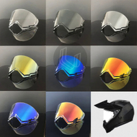 AX9หมวกกันน็อค Visor สำหรับ AGV AX9รถจักรยานยนต์แรลลี่ปิดถนนหมวกกันน็อค Visor แว่นตาชุบเงินโกลเด้นเปลี่ยนเลนส์