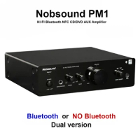 Nobsound PM1 Amplifier HI-FI Bluetooth NFC Amplifier 20W+20W BT or without BT two versions 220V Or 110V Power amplifier