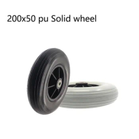 high-quality 8 Inch Anti-skid &amp; Wear Wheelchair Front Wheels Replacement Parts Solid Tyre Heavy Duty