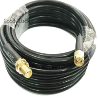 10m 5m 1/2/3m SMA Female Nut Bulkhead to SMA male LMR195 RF Cable Connector Adapter 50ohm 50CM 15/20/25/30m
