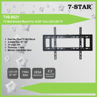 TVB-B62Y [30 Days Warranty] 32-85”inch Fixed TV Wall Mount Bracket For LCD LED TV Monitor [Heavy-Dut