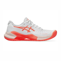 Asics GEL-Challenger 14 [1042A231-101] 女 網球鞋 運動 比賽 耐磨 緩震 白橘