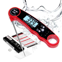 Digital Meat Thermometer Instant Read Waterproof Food Thermometers with Bottle Opener for Kitchen Outdoor Cooking Grilling BBQ