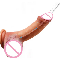 Spraying Dildo Soft Realistic Dildo Ejaculating Dick Penis Strapon Dildos for Women Strapon Spray Water Dildo Sex Toys Adult Toy