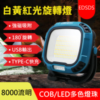 【EDSDS】8000流明強光多功能工作燈 露營燈(EDS-G822)