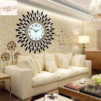 簡約鐘錶掛鐘客廳現代創意時尚歐式個性夜光時鐘掛牆家用藝術掛錶