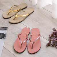 【havaianas 哈瓦仕最優惠】YOU MET 粉色(拖鞋 女鞋 夾腳拖 巴西 夏天必備 出遊)