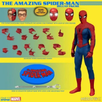 Mezco The Amazing Spider-Man Ant Marvel Spider-Man 1/12 Movable Action Figure Model Toys Gifts Multiverse Anime Movies
