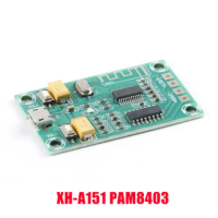 XH-A151 PAM8403 Bluetooth Digital 3W+3W Dual Double 3W 2CH 2 Channel Class D Audio Amplifier Board 5v Module Replace Class AB