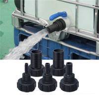 IBC Connector Water Tap Fitting Tool Hose IBC Tank Adapter Plastic Joint 1/2 Hose 6 Points Transfer Square Box Chemical Barrel