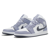 【NIKE 耐吉】NIKE 耐吉 AIR JORDAN 1 MID 深藍灰 休閒鞋 男鞋 DQ8426-145(正品現貨)