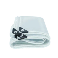 【poko】PVC透明防雨布 2*2m 包邊附綁繩(防水防布 塑膠布 保護膜)