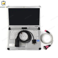 CF C2 laptop For Liebherr DIAGNOSTIC kit software SCULI with Liebherr excavator Crane diagnostic tool