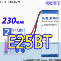 High Capacity GUKEEDIANZI Battery 230mAh For JBL E25BT T110BT For Sony Ericsson For Jabra BT250V BT2020/4010 VH110 BT2010/500V