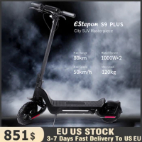 2000w Dual Motor Fast 50km/h Electric Scooters Adults Foldable 10inch Off Road Tyres E-scooter 48v 18ah Scooter Electric Scooter