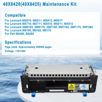 40X8420 การบำรุงฟิวเซอร์ 110V/220V สำหรับ Lexmark MS810 MX710 MX810 MX811 MX812