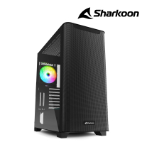 【Sharkoon 旋剛】M30 RGB E-ATX 電腦機殼(顯卡限長38cm/塔扇限高17.2cm/玻璃側透/Type-C)