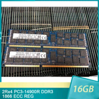 1 Pcs For RAM 16G 16GB 2Rx4 PC3-14900R DDR3 1866 HMT42GR7AFR4C-RD ECC REG Server Memory