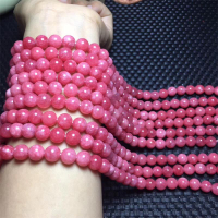 紅紋石玉髓圓珠半成品散珠diy手工飾品配件手鏈項鏈防紅紋石配飾