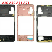 For Samsung Galaxy A51 A71 A20 A50 Housing Middle Frame Bezel Middle Plate Cover With Side Key