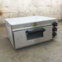 Small single layer pizza oven, commercial electric oven, one and two layer electric oven, stainless steel timing slate oven