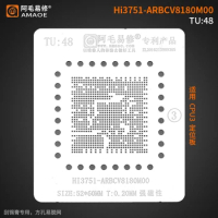 BGA Reballing Stencil For TV CPU Hi3751-ARBCV8180M00 Direct heating template