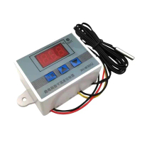 Pengawal Suhu LED Digital, W3002 Profesional, 12V, Pengawal Selia Termostat, 10A, XH-3002