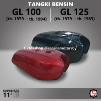 Tangki Tengki Bensin Fuel Tank Honda GL 100 125 Hitam Merah Tebal Berkwalitas Epoxy Epokxi Epoksi Re