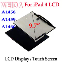 WEIDA LCD Replacement 9.7" For iPad 4 LCD A1458 A1459 A1460 Display Touch Screen Assembly Replacement for iPad 4