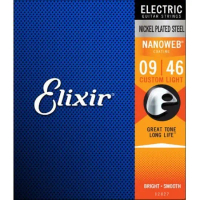 ELIXIR 12027 NANOWEB NICKEL PLATED STRING 09-46 - HOPEONE