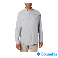 Columbia 哥倫比亞 男款 - UPF40快排長袖襯衫-灰色 UFM70740GY  /S22