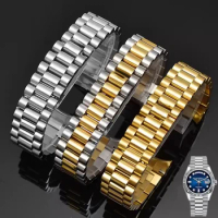 Solid stainless steel watch strap 13mm 17mm 20mm 21mm sports for Rolex series strap men And women luxury watch accessories band