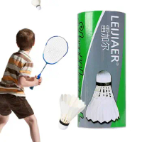 Shuttlecocks Feather Duck Feather Badminton Ball Set Durability Badminton Balls Suitable For Students Professional Athletes