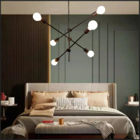 Lampu hias gantung cabang MODERN MINIMALIS ADJUSTABLE pendant elegan light living dining table bed r
