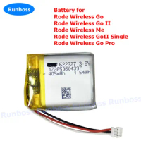 602530 622327 552331 3.7V Wireless Headset Li-Polymer Battery for Rode Wireless Go II for RODE Wireless Go Wireless Microphone